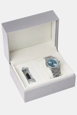 Cernucci Blue Arabic Dial Polished Watch 11 Cernucci Blue Arabic Dial Polished Watch -JWL 05.02.24 SL0058