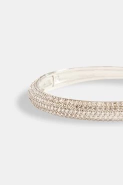 8mm Iced CZ Pave Bangle -JWL 100MM ICZPVB WG8 3790