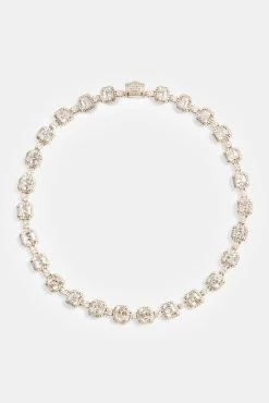 10mm Iced CZ Bezel Tennis Chain -JWL 10MM 1CZBTC WG 3734