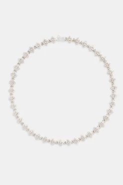 10mm Iced CZ C Logo Tennis Chain -JWL 10MM ICZCLTC WG