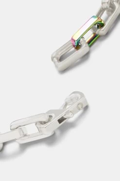 10mm Oil Slick Mix Link Chain -JWL 10MM SSOSMLC3