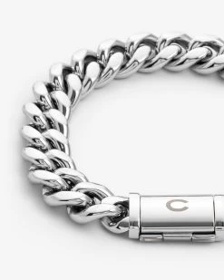 12mm Miami Cuban Link Bracelet -JWL 12MM MCB WG8 2