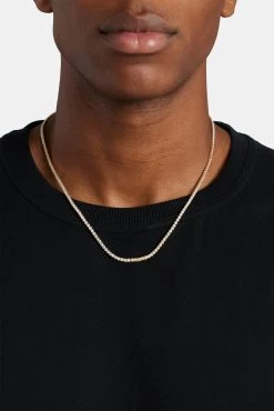 2.5mm Micro Tennis Chain - Gold -JWL 2MM MTC G20 2838