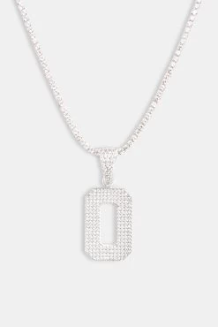 Iced O Pendant -JWL 2MM MTC WG 15