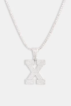 Iced X Pendant -JWL 2MM MTC WG 24