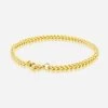3mm Franco Bracelet - Gold