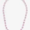 5mm Pink Baguette Tennis Chain -JWL 5MM PBTC A