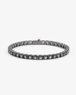 5mm Tennis Bracelet - Black