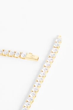 5mm Tennis Bracelet - Gold -JWL 5MM TB G 3