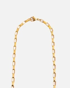 5mm Long Box Chain - Gold -JWL 5mm long box chain gold 102555