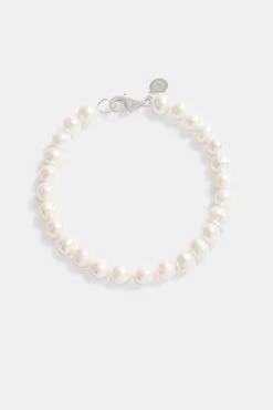 Womens 6mm Freshwater Pearl Bracelet