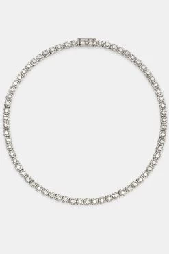 7mm Clustered Tennis Chain -JWL 7MM CTC WG