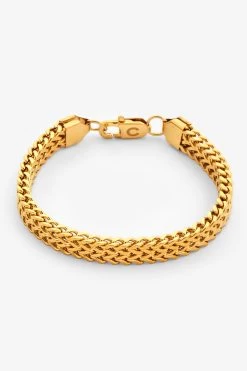 8mm Franco Bracelet - Gold