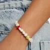 8mm Freshwater Pearl Mixed Motif Bead Bracelet -JWL 8MM PMMBB 7 2
