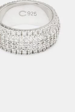 5 Row Band Ring -JWL 925 5RBR WG10 1158