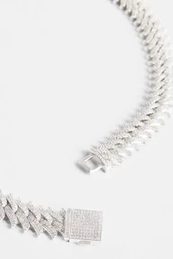 Iced Micro Pave Spike Chain -JWL 9MM PSSFC 18 125