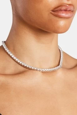 Womens Round Tennis Chain -JWL AU 5MM RTC WG 1