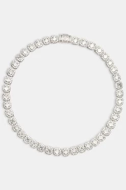 10mm Clustered Tennis Chain 11 10mm Clustered Tennis Chain -JWL AZ 10MM CTC WG20