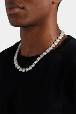 10mm Clustered Tennis Chain 10 10mm Clustered Tennis Chain -JWL AZ 10MM CTC WG20 2660