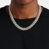 12mm Iced Cuban Link Chain -JWL AZ 12MM IOCC WG20 2705