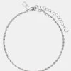 Rope Chain Anklet - White -JWL AZ ROPEANK WG