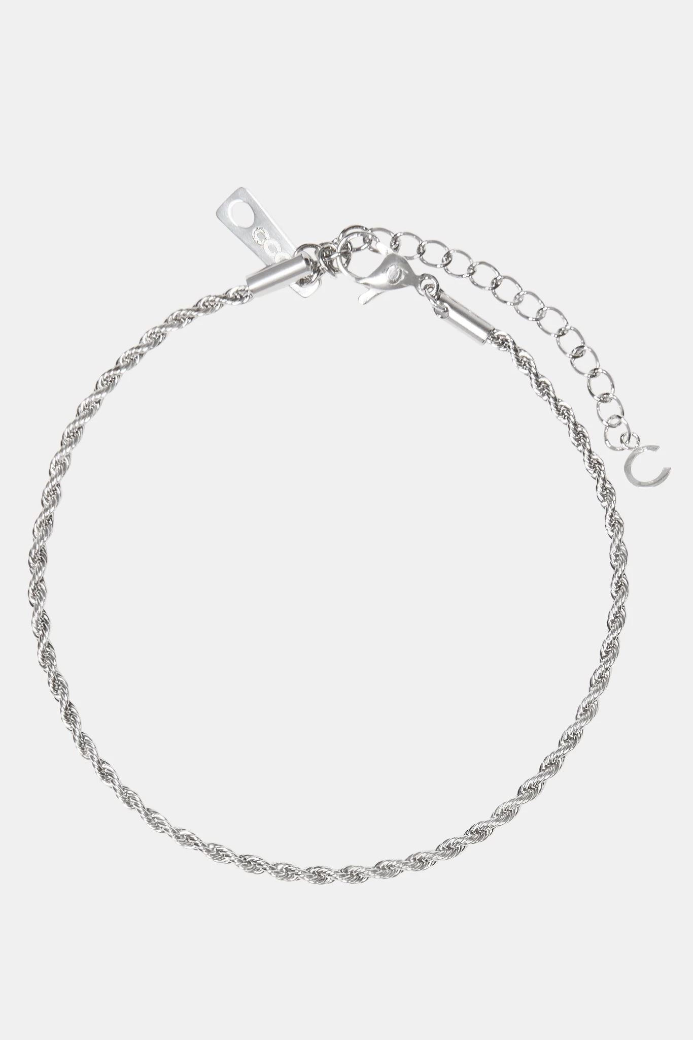 Rope Chain Anklet - White 2 Rope Chain Anklet - White