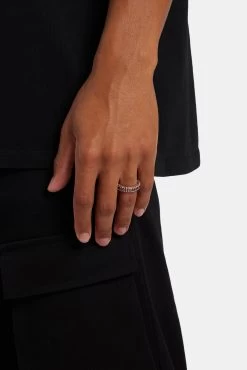 Baguette Band Ring - Coffee -JWL BBR CF 9 3125