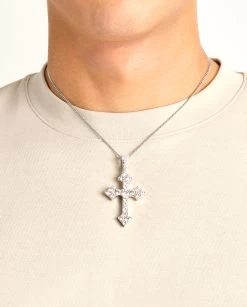 Iced Celtic Cross Pendant -JWL CCP MCC WG