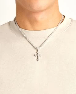 Iced Celtic Cross Pendant -JWL CCP TC WG