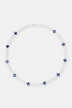 Blue Motif Tennis Chain -JWL CH BLMOTCHWGM 20 7700