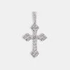 Iced Celtic Cross Pendant -JWL CH CCP WG0453