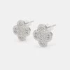 Iced Motif Stud Earrings - White -JWL CH ICCLOVSTUDW 0213 61355502 105a 4c33 88ee c2b368fe5f3a