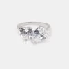 Heart Stone Ring - White -JWL CH ICEHEARTRING