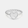 Mother Of Pearl Heart Ring - White -JWL CH MPEARLRINGWG e56eb099 e11a 4228 9c3a d57f14723db5