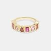 Pink Multi Gem Band Ring - Gold -JWL CH PNKGEMRING 4ae5320d 4f0f 48df b4a0 1e7e63dd46ea
