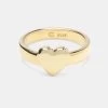 Polished Heart Ring - Gold -JWL CH POLHEARTRINGG