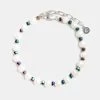 Oil Slick Bead & Freshwater Pearl Bracelet 7+2 -JWL FPB OSB