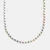 Oil Slick Bead & Freshwater Pearl Necklace -JWL FPN OSB2