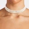 Freshwater Small Pearl Triple Layer Choker -JWL FWPTLCH