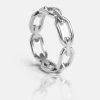 Chain Link Ring -JWL HermesRing silver.9