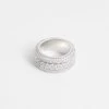 Iced Cuban Centre Chain Ring -JWL ICCCR 7 36