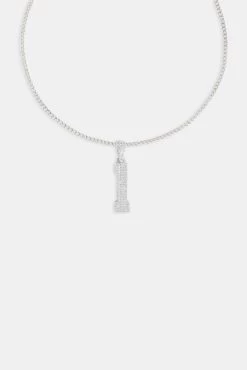 Iced 1 Number Pendant