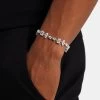 Iced CZ Clear Mixed Shape Tennis Bracelet -JWL ICZMSTB 8 3668
