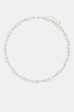 Iced CZ Clear Mixed Shape Tennis Chain -JWL ICZMSTC 20 3752