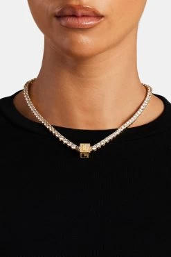 Gold Plated Iced L Letter Block Pendant 10 Gold Plated Iced L Letter Block Pendant -JWL ILBP L G5MM 1