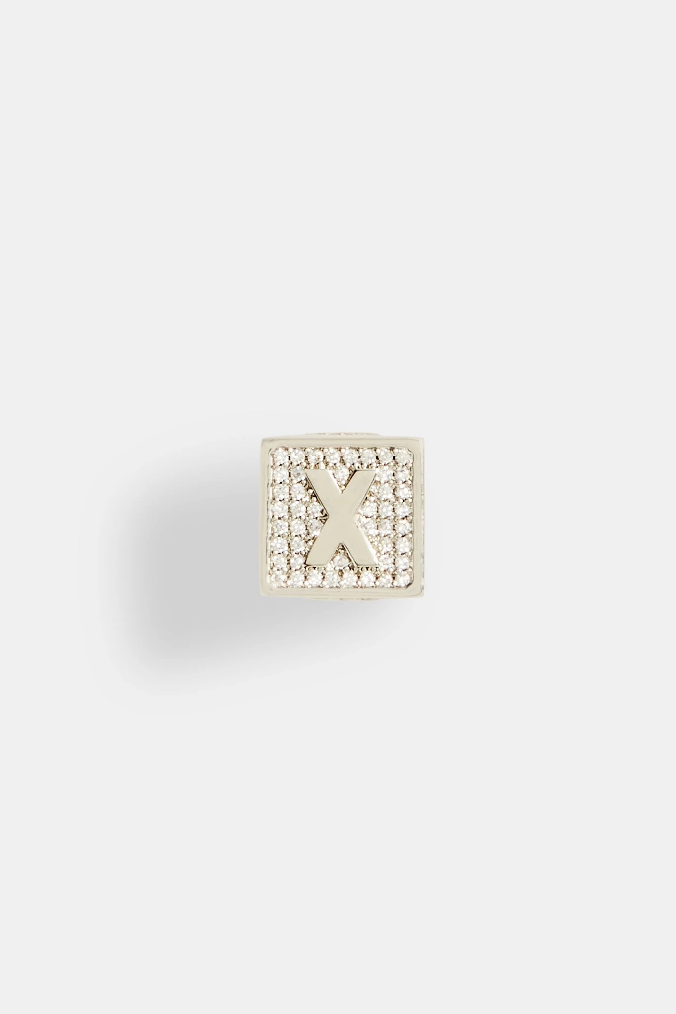 Iced X Letter Block Pendant 4 Iced X Letter Block Pendant - Image 2