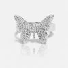 Iced Butterfly Ring
