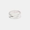 Polished Groove Band Ring - White -JWL JO PGRORING 2