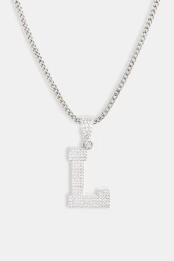 Iced L Pendant -JWL MCC WG 12