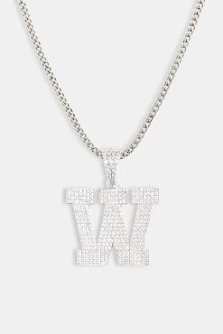 Iced W Pendant -JWL MCC WG 23